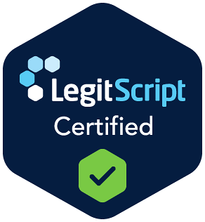 LegitScript certified seal for valleyspringrecovery.com